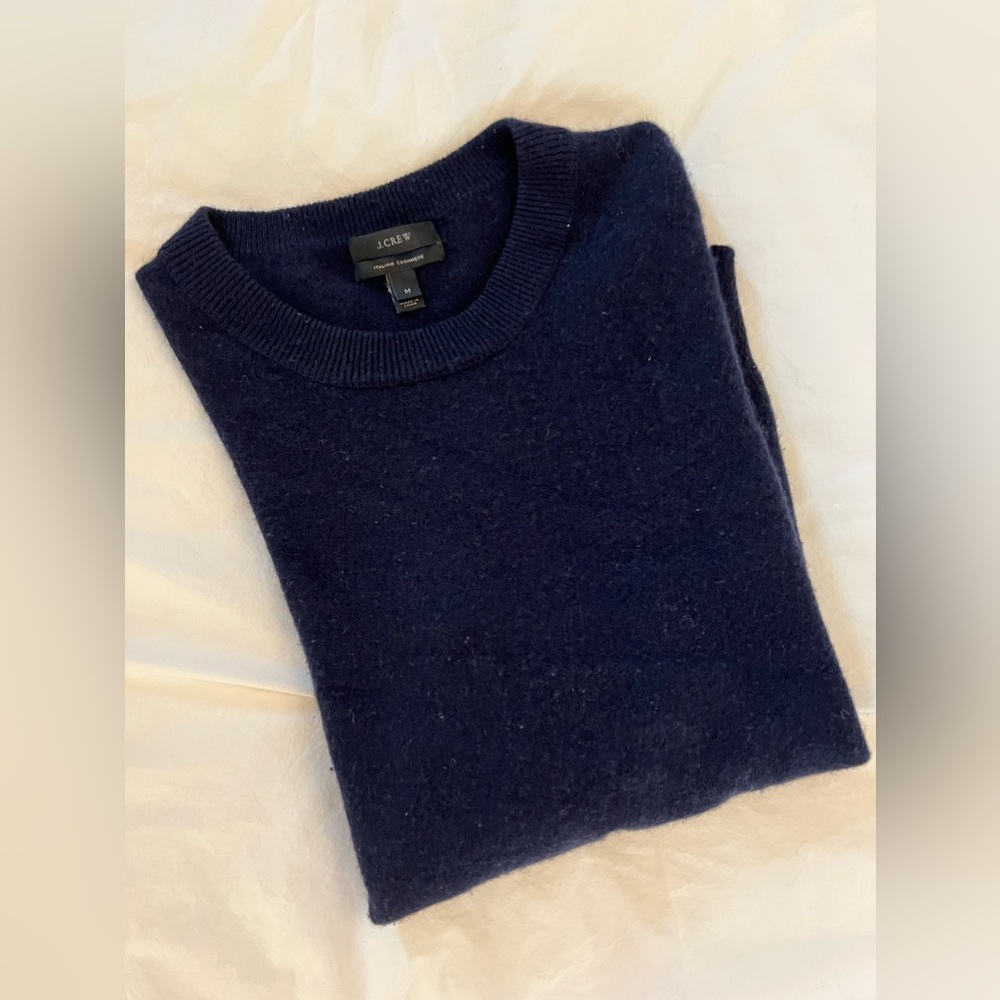 JCrew Cashmere Tippi Sweater Navy M